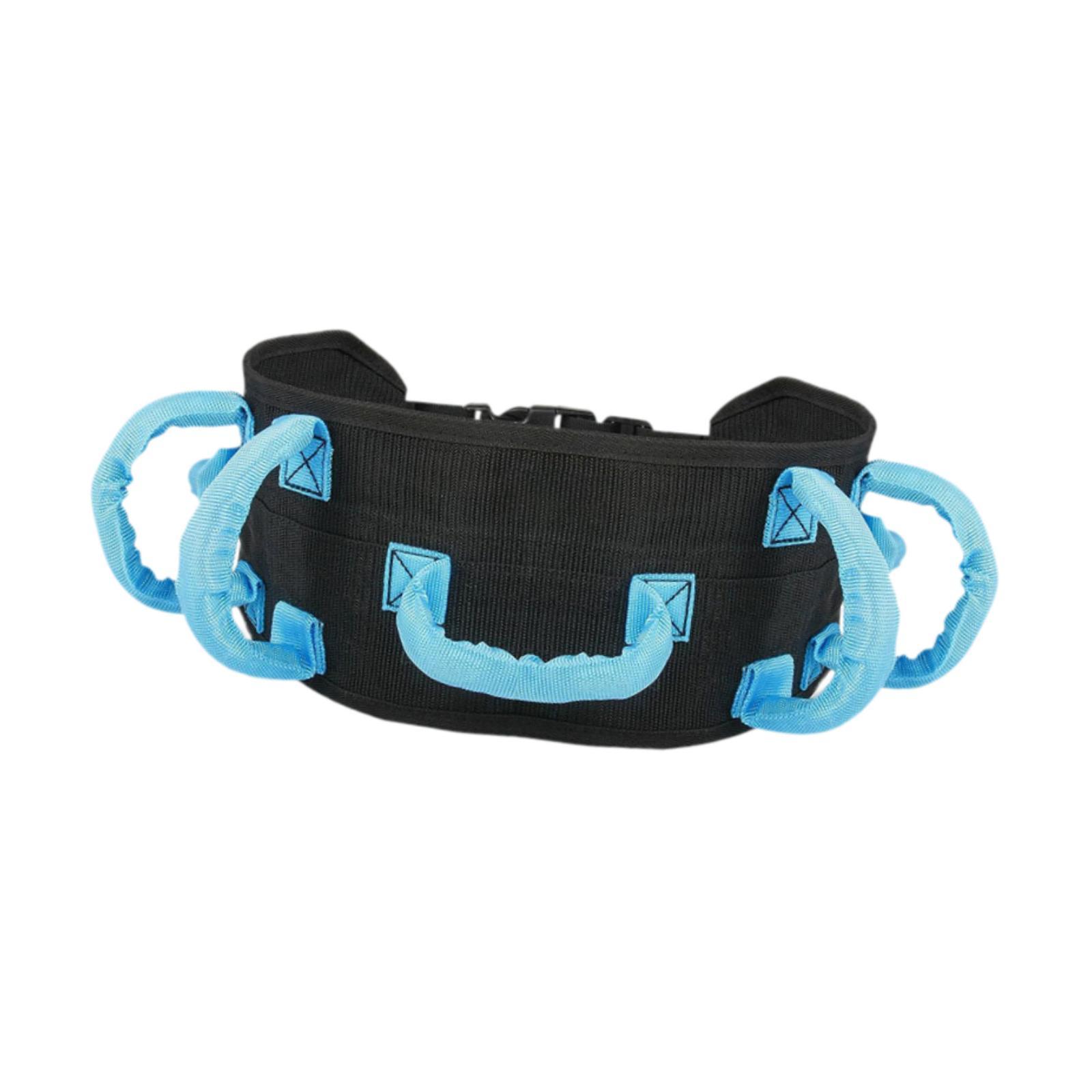TOOYFUL Gait Belt with Handles Lift Belts Transfer Belt for Seniors Nursing Standing Blue